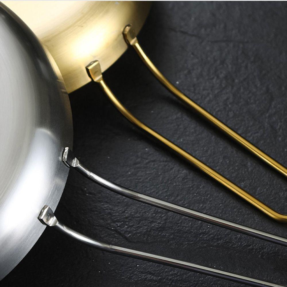 18/20cm Stainless Steel Frying Pan Handled Snack Dish Multi-functional Steak Skillet Kitchenware