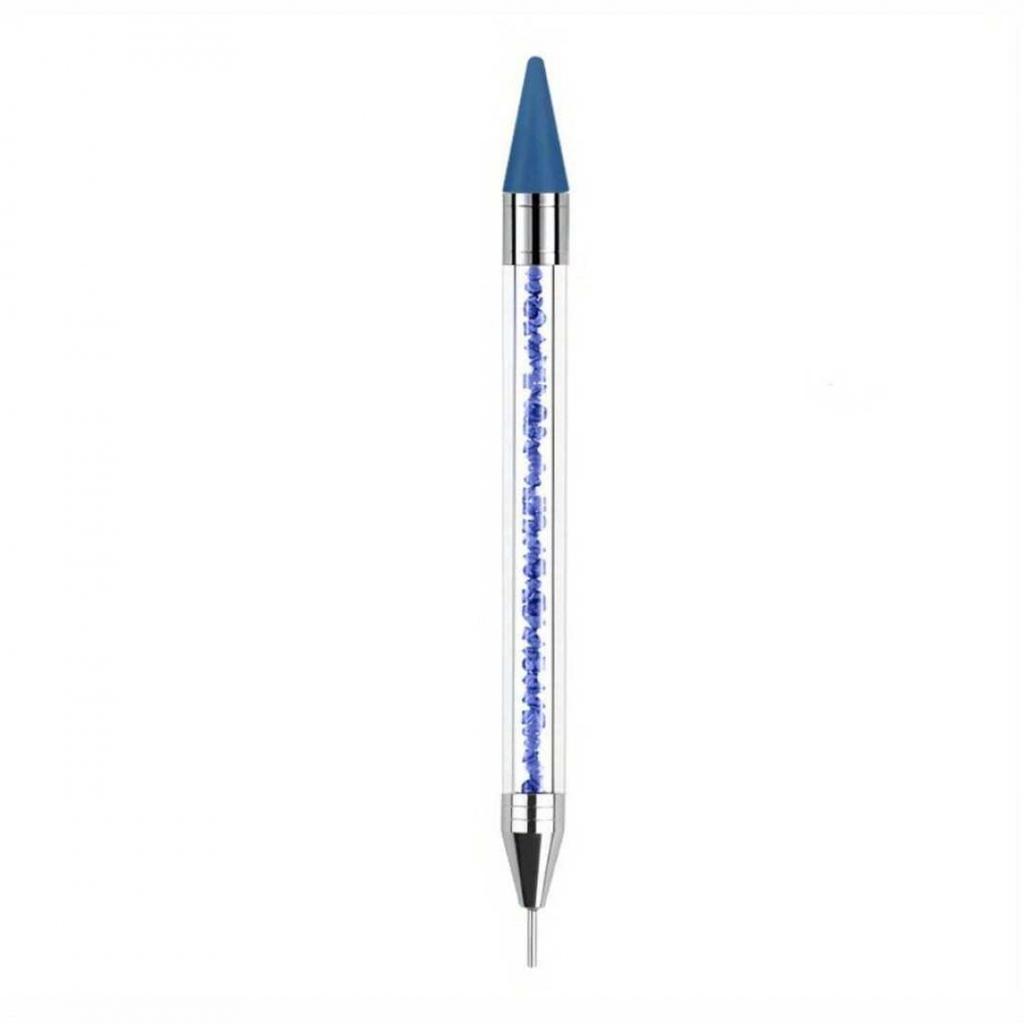 Rhinestone Picker Dotting Pen, Dual-ended Rhinestone Gems Crystals Studs Picker Wax Pencil Manicure Nail Art DIY Decoration Tool