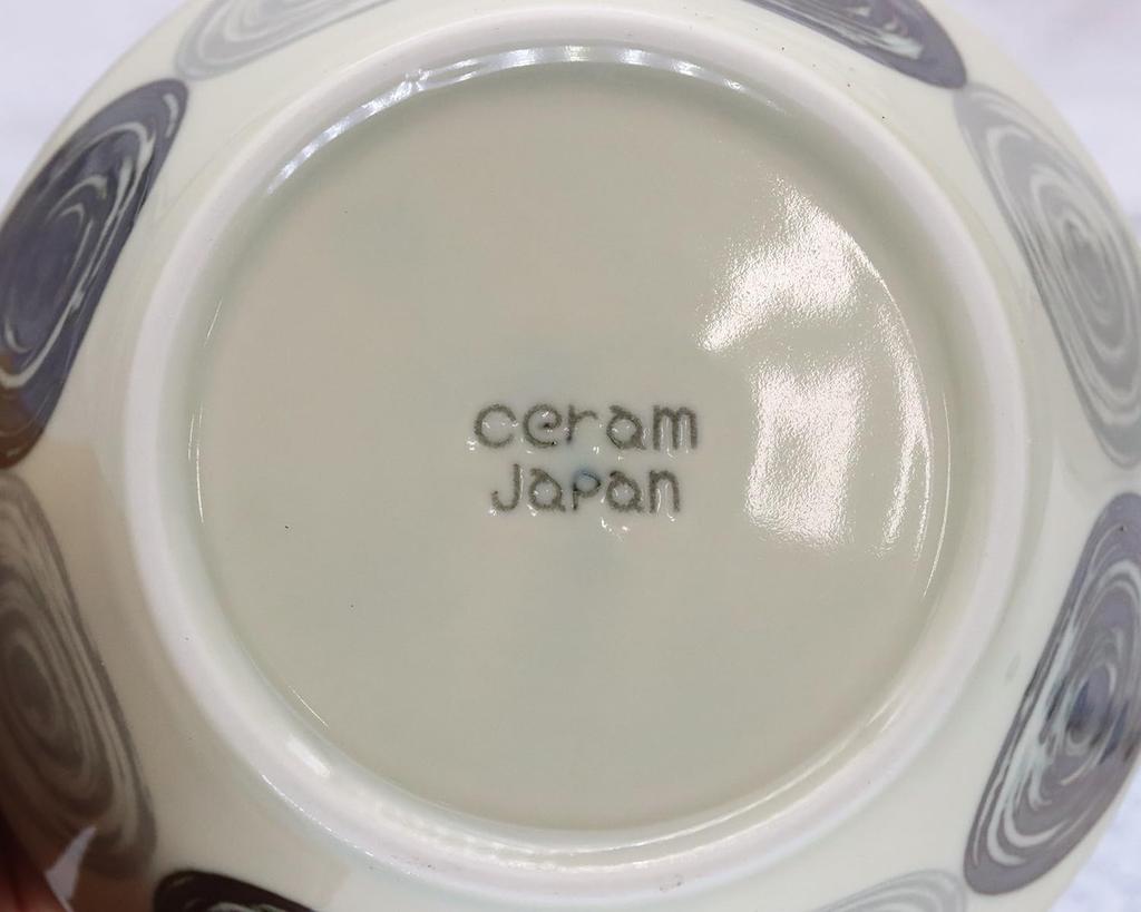 Castle Enterprises [10-Piece Set of 13.5cm Signal Salad Bowls] Mino Ware Monochrome Style: Casual and Makes Food Stand Out