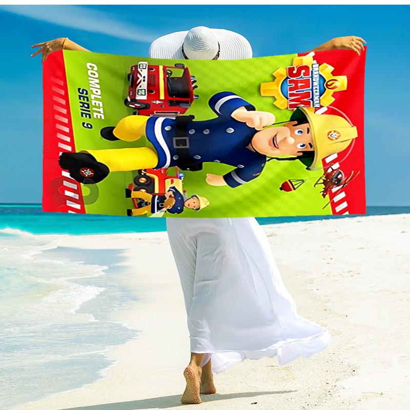 1pc Fireman Sams Seasonal Adventures beach towel,quick drying absorbent beach towel,outdoor sports swimming beach towel,Soft and comfortable Y72839