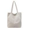 Large Capacity Tote Bag Women's Solid Color Shoulder Bag