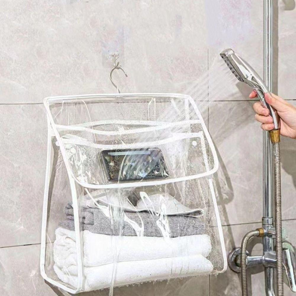 

Водонепроницаемая настенная сумка, большие аксессуары для душа, сумка для хранения полотенец, одежды для ванной комнаты