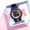 2019 Men's Trendy Waterproof Harajuku Style Matcha Green Sports Electronic Watch