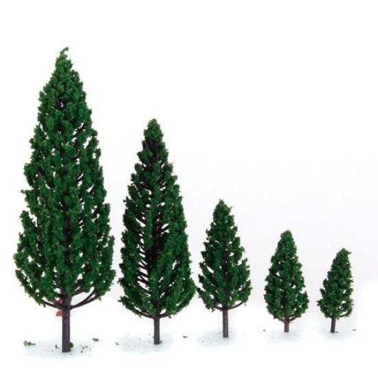 OrgMemory Model Trees for Miniature 29 Trees HO Gauge Railway Architectural Miniature Diorama Gardens, Dioramas, etc. (4-16 cm) Model, Landscape,