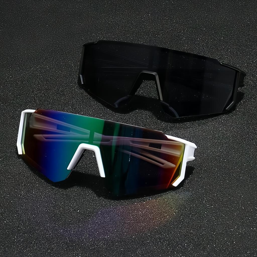 2pcs Unisex mountaineering sunglasses suitable for cycling and outdoor activities mountaineering cycling and outdoor glasses