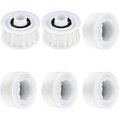 Guide Wheels 4pcs with 2pcs Pulley Gears Replacement Parts 3884997-R6