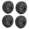 5mm Hex MN99S Rubber RC Wheels for MN98 MN82, WPL C24-1 B36 D12 C64 D74-1 Off Road Car Upgrade, High-Performance RC Tire