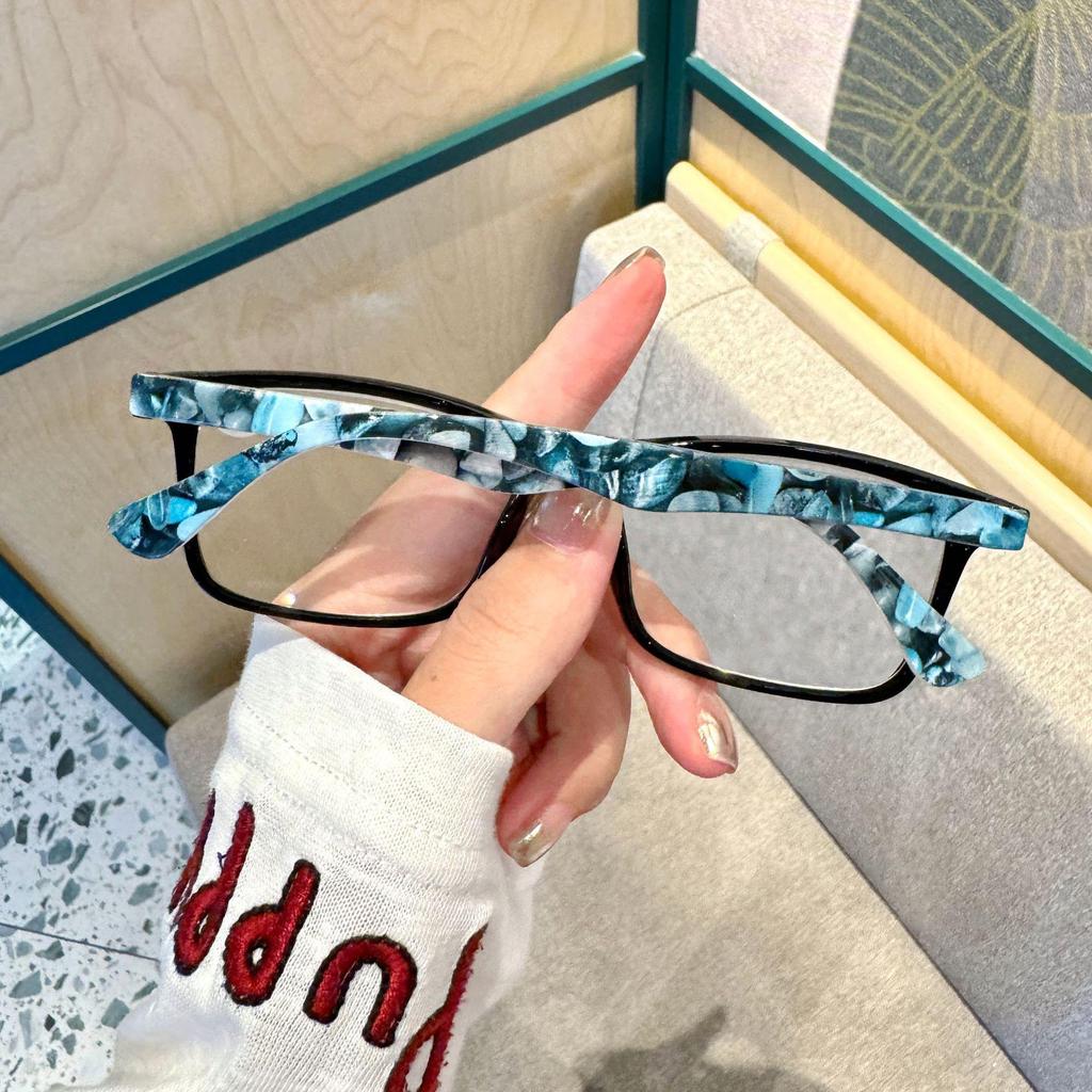 Versatile Unisex Square Frame Monogram Progressive Reading Glasses