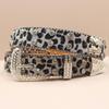 European-American Skull Rhinestone Punk Belt - Unisex Fashion Accessory