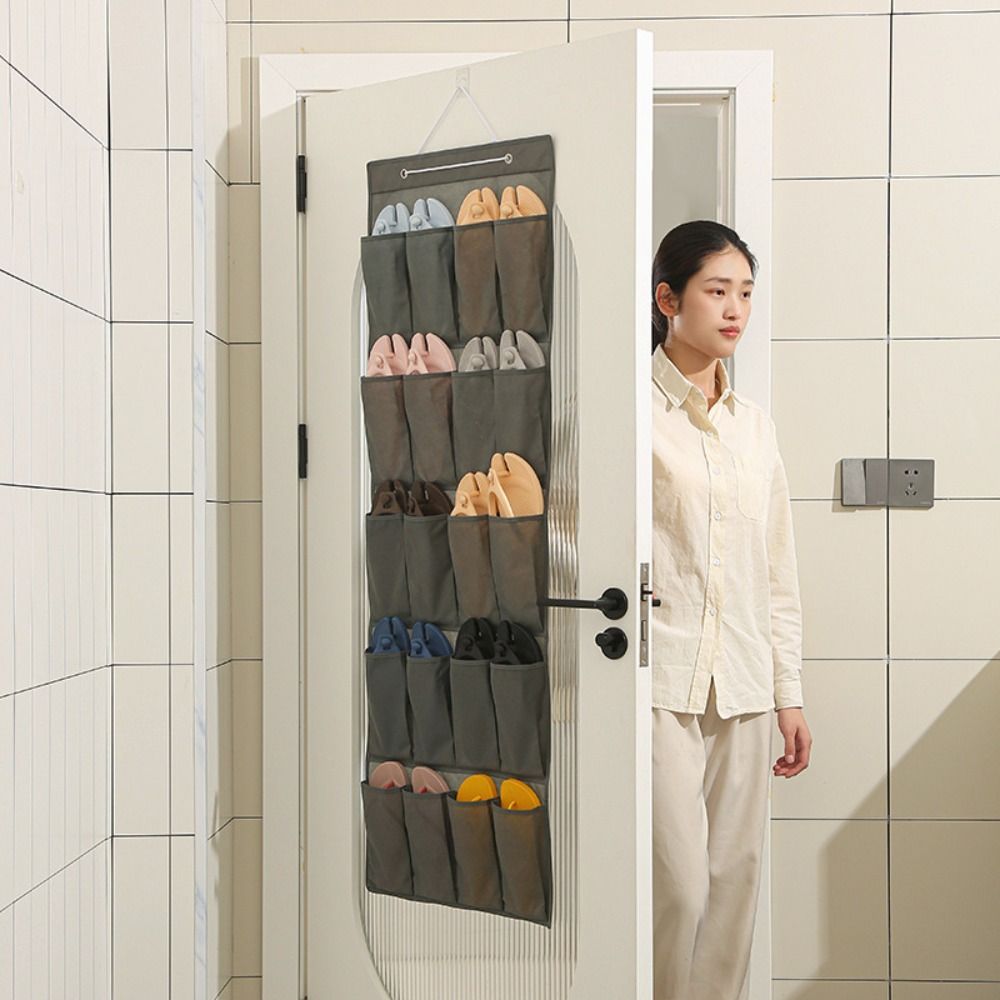 Space Saver Hanging Storage Bag Wall-mounted Shoe Rack Sundries Bag  Sundries Organization