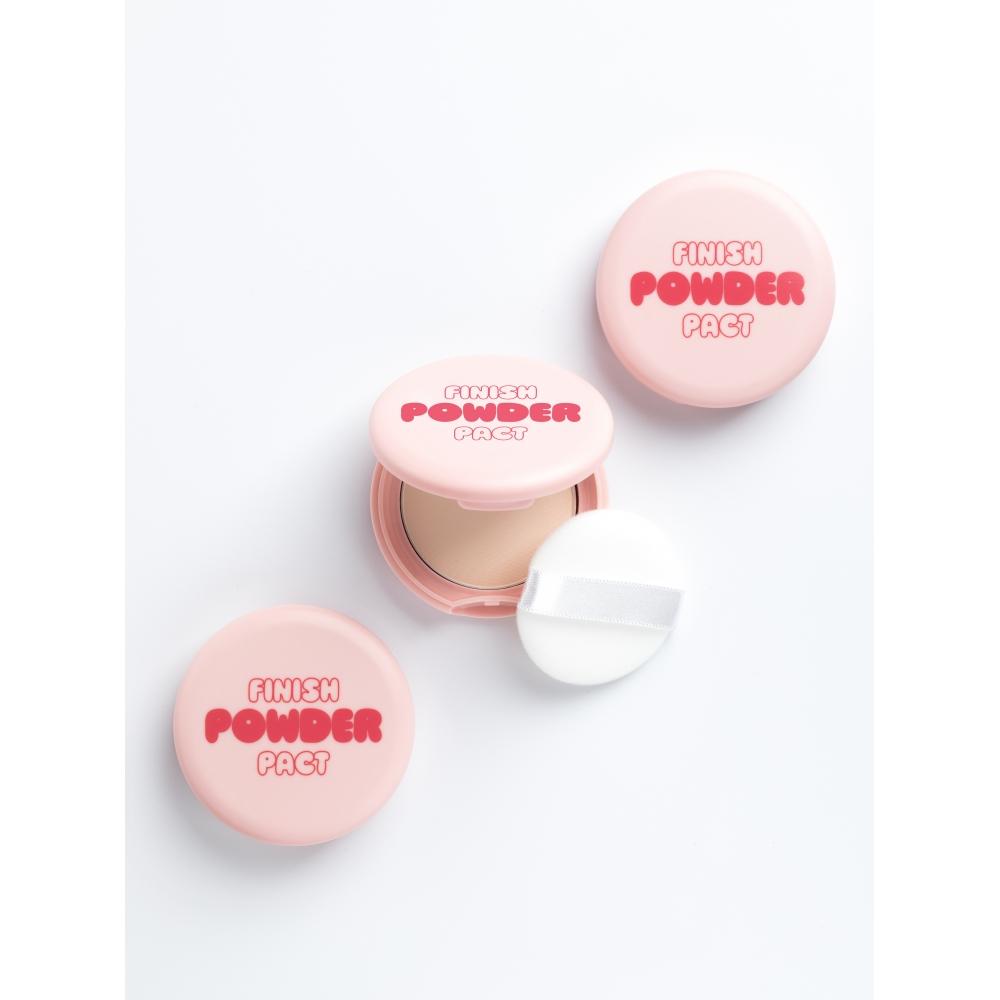 Me Factory Oil Sok Finish Powder Pact  Pink BeiGe  5 G