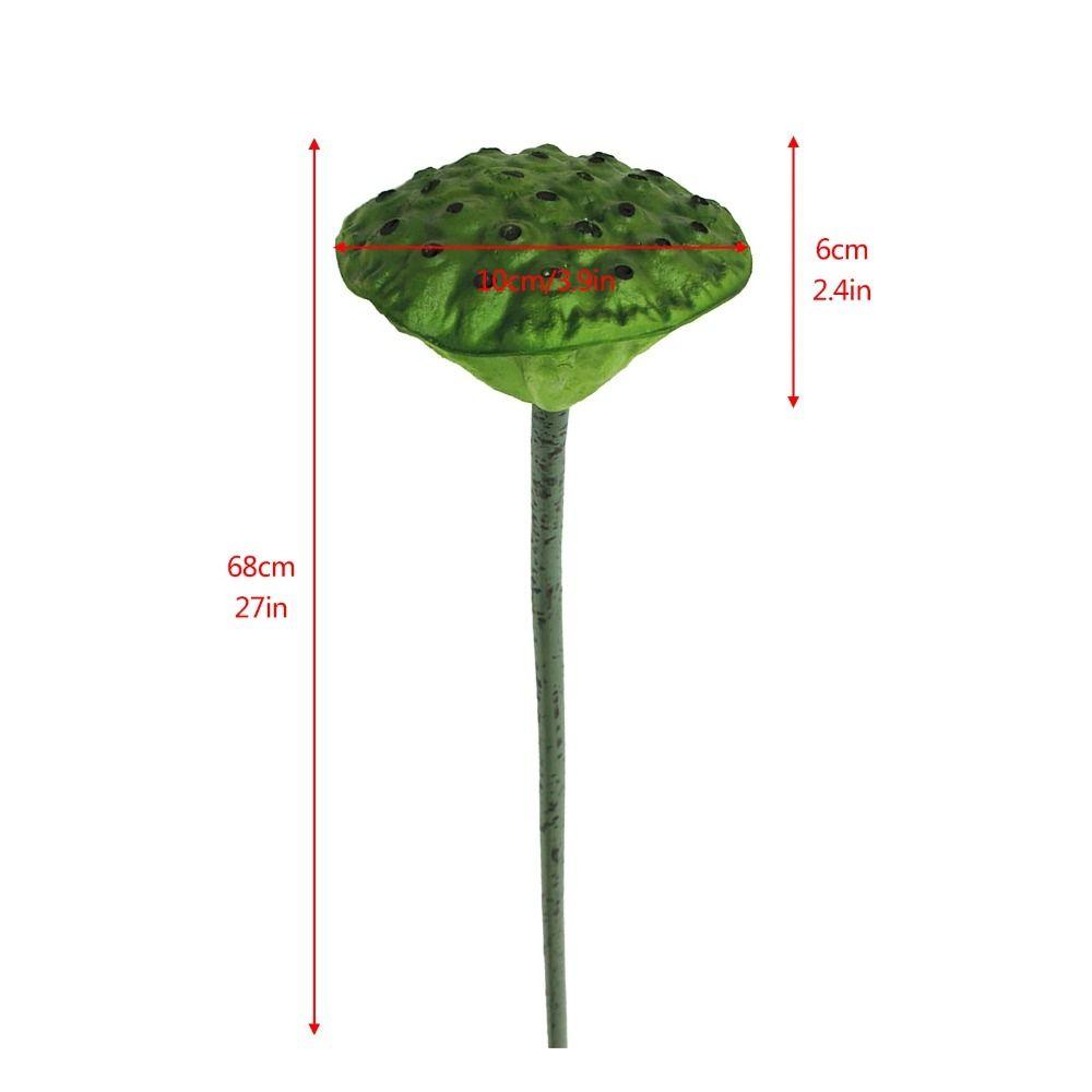Romantic Artificial Lotus Handmade Fake Lotus Branch Simulation Lotus Leaf  Balcony