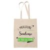 Tote Bag - PLANETEE - « Best Welder Woman Ever » - Beige Cotton - Printed In France - Strong Handles