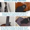 Guitar Strap with 3 Pick Holders, Includes 6 Guitar Picks and a pick box- Adjustable for Acoustic Electric Guitar