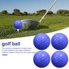 4 Pack Foam Golf Balls Practice Golf Balls Realistic Feel Limited Flight Training Sport Ball Elastic Foam Balls for Indoor Outdoor Use