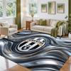 Juventus FC Design Crystal Velvet Rug Soft Decorative Mat for Bedroom Entrance