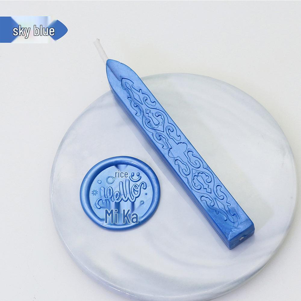 Retro Sealing Wax Stick with Wick for Invitations, Envelopes, and Bullet Journals.