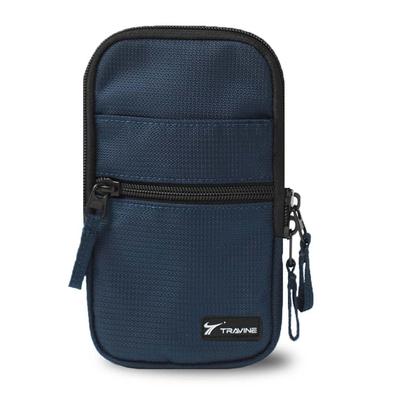 Bolsa de Ombro TRAVINE para Smartphone para Homens e Mulheres, Porta 2 Telefones Multifuncionais, Viagem, (Marinha)