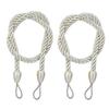 2Pcs Ropes Tie Backs For Window Curtain Cord Buckle Tiebacks Tie Backs