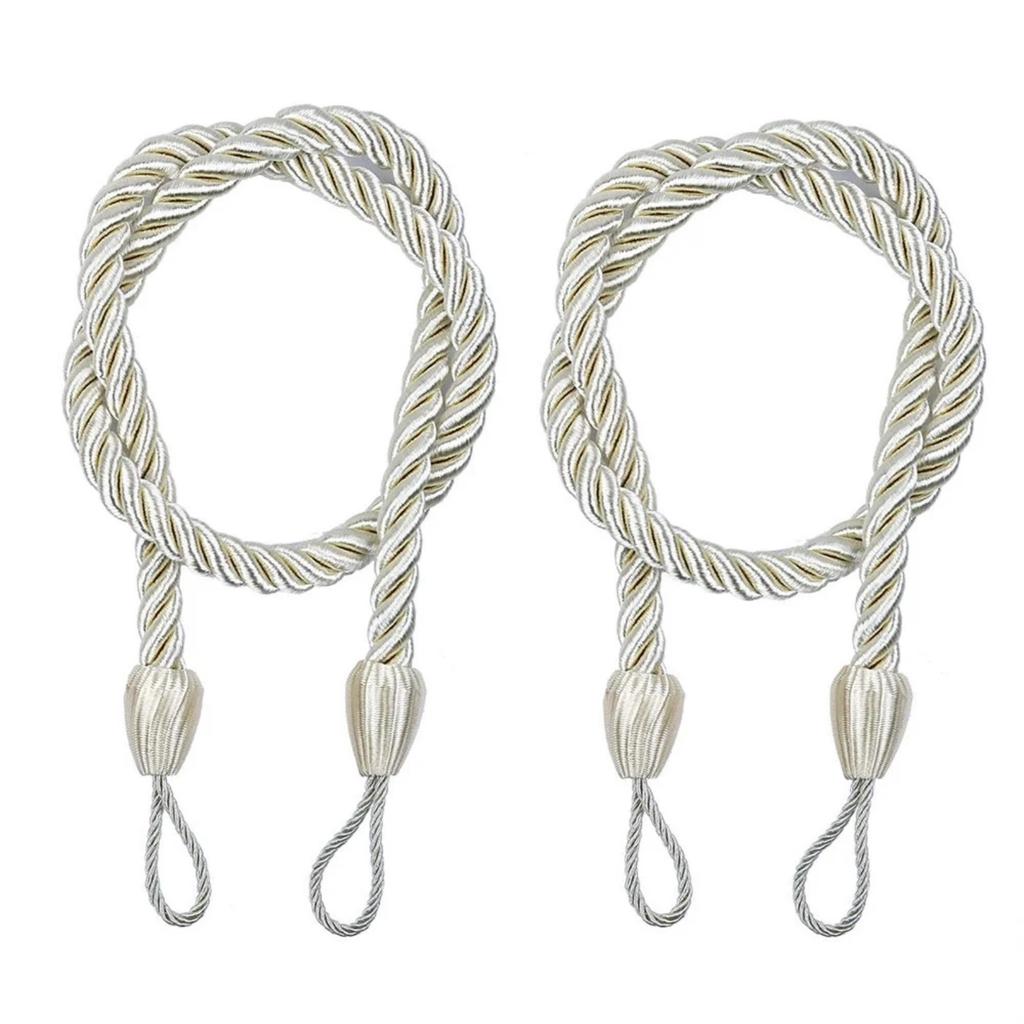 2Pcs Ropes Tie Backs For Window Curtain Cord Buckle Tiebacks Tie Backs