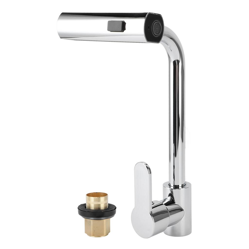 Sink Faucet Rotatable 3 Function Sprayer Single Handle Hot Cold Water Kitchen Faucet for Home Single Handle Kitchen Faucet