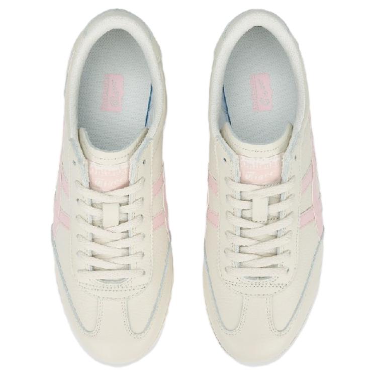 Onitsuka Tiger Machu Racer Leather Comfortable Versatile Lifestyle Casual Shoes Unisex sneakers Light-Pink 1183B770-250