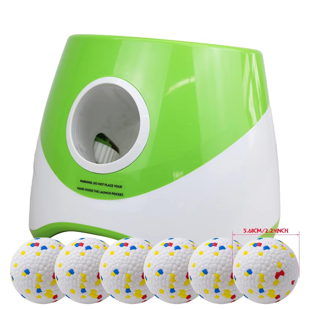 Dog Ball Thrower Launcher Ball Launcher for Dogs with 3Tennis Ball Interacive Dog Toys Fun Indoor Outdoor Adjustable Distance