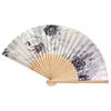Bamboo Antique Folding Fan Chinese Style Fan Summer Female Dance Fan Portable Elegent Flower Hand Held Fan Home Decoration