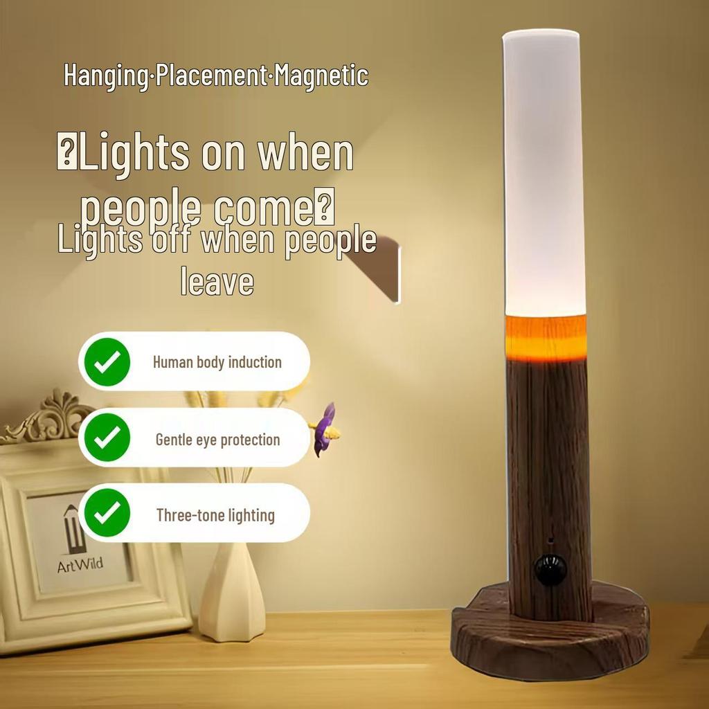 Rechargeable Dual-Use Motion Sensor Magnetic Wall & Night Lamp