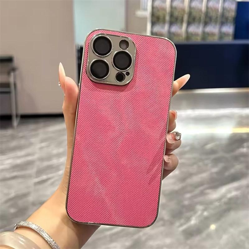 Luxus Gewaschene Farbe Vintage Cowboy Handyhülle iPhone17 16 15 14 13 12 11 Pro Max Plus Vergoldung Kameraobjektiv Schutz Stoßfeste Hülle