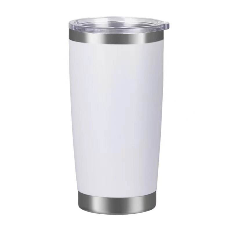 Wholesale Travel Cup Stainless Steel Double Wall Thermal Mug 20oz High Quality Custom Coffee Tumbler Insulated Mugs 20oz(566.99g) белый