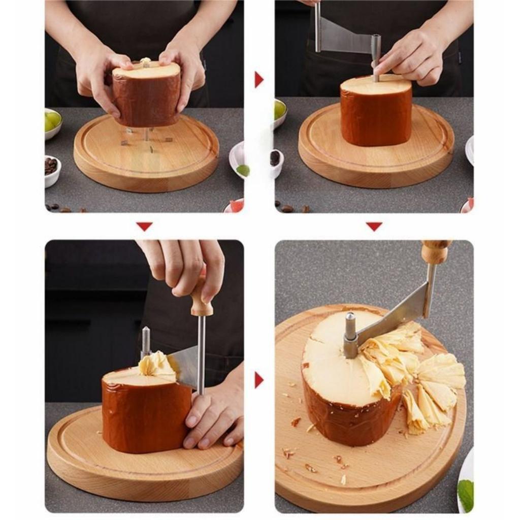 Cheese Shaver Cheese Slicer Cutter Stainless Steel Cheese Shaper Rust-Proof Multifunctional Cheese