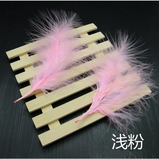 50Pcs Feather Perennial Diy Color Full-Fleece Feather Turkey Feather Jewelry Accessories Materials From 50 Pieces
