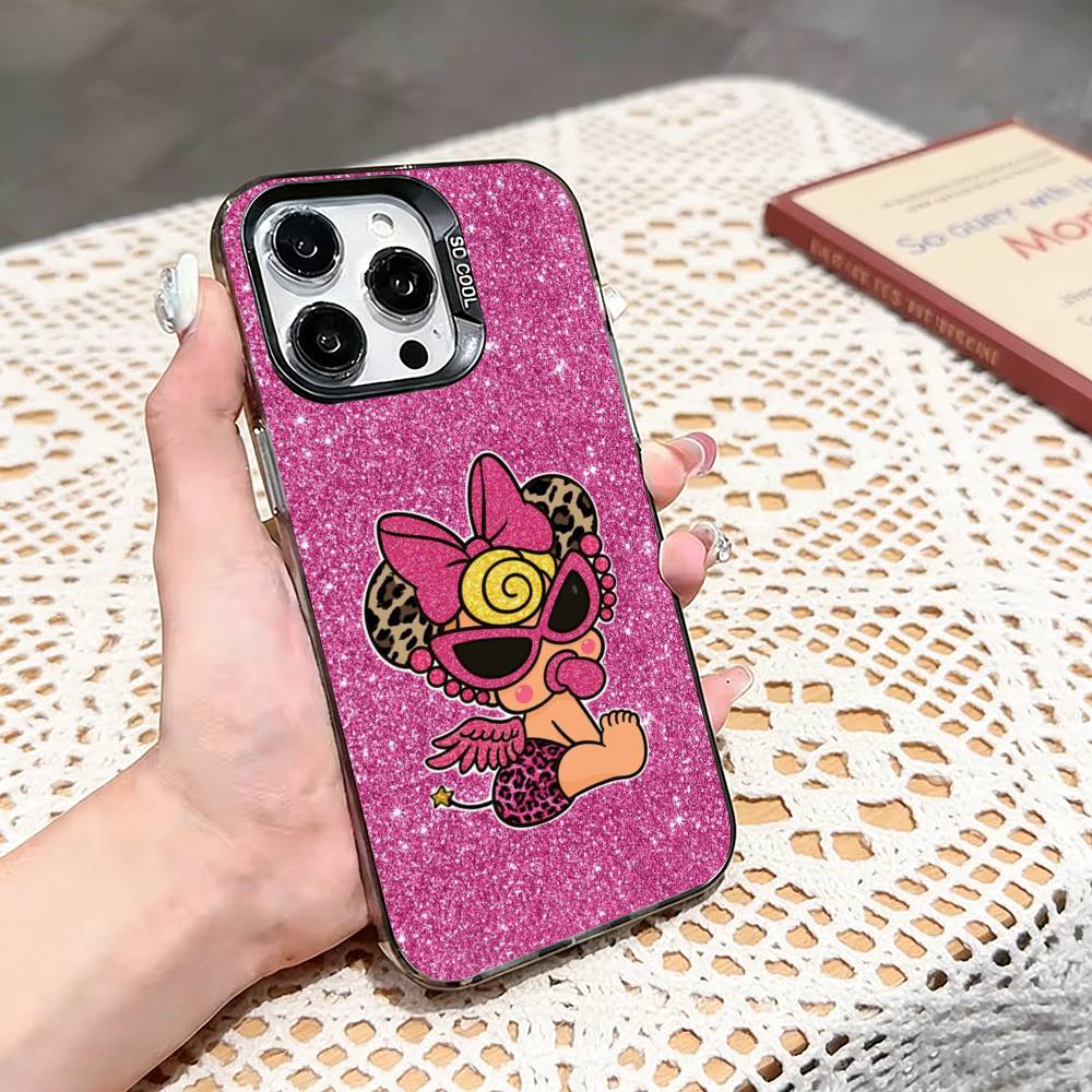 H-Hysteric M-Minii   Phone Case For iPhone 17,16,15,14,13,12,11 Plus,Pro Max,XS,Colored Silver Phone Case
