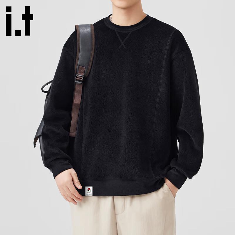 :CHOCOOLATEit Men's American Style Round Neck Sweatshirt