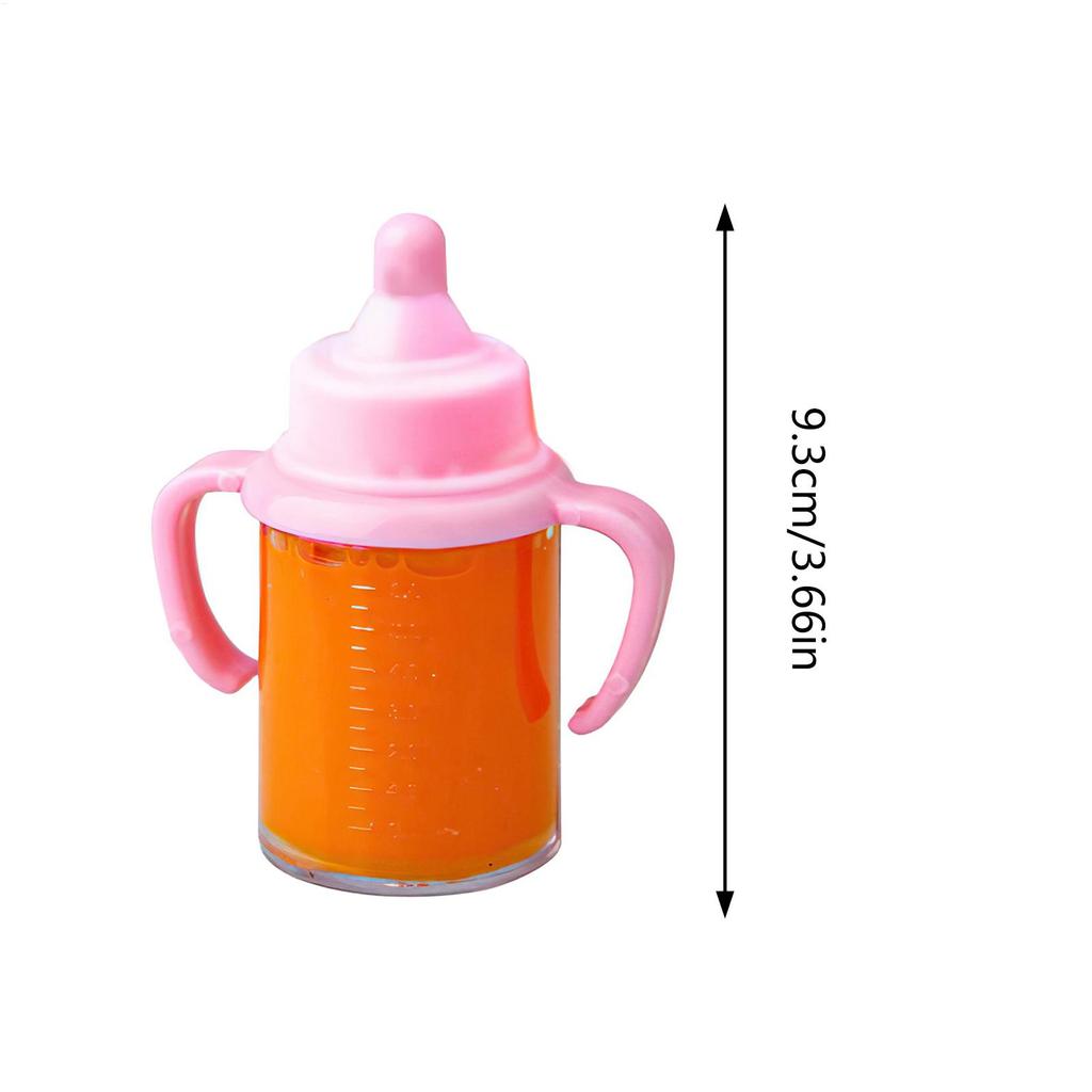 Baby Doll Bottles Pretend Play Nursing Nipple Creative Pretend Play Disappearing Milk And Juice Bottles With Pacifiers Doll