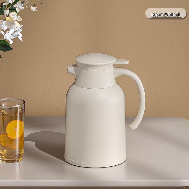 

Portable Thermos Flask with Temperature Display, Large Capacity, Glass Liner, Insulated for Home, Dorm, or Travel Use