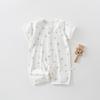 Newborn Baby Short-Sleeve Romper - Light Summer Jumpsuit for Boys
