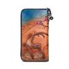 Johnature Vintage Wallet Genuine Leather Deer Head Embossed Women Long Wallets Natural Real Cowhide Hand Purse