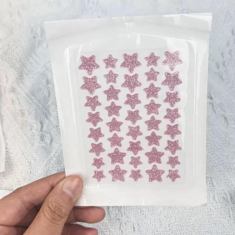 Official Star Acne Patches - 40 Clear, Invisible Hydrocolloid Patches for Pimple Absorption