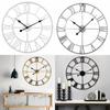 Retro Wall Iron Clock Decorative Hand Home Outdoor Commercial Spaces Up Dress