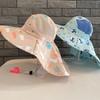 Neck Ear Cover Children's Sunscreen Hat With Whistle Kids Beach Caps Summer Baby Hat  UV Protection