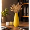 Modern Decorative Metal Vases for Home Dcor, Yellow