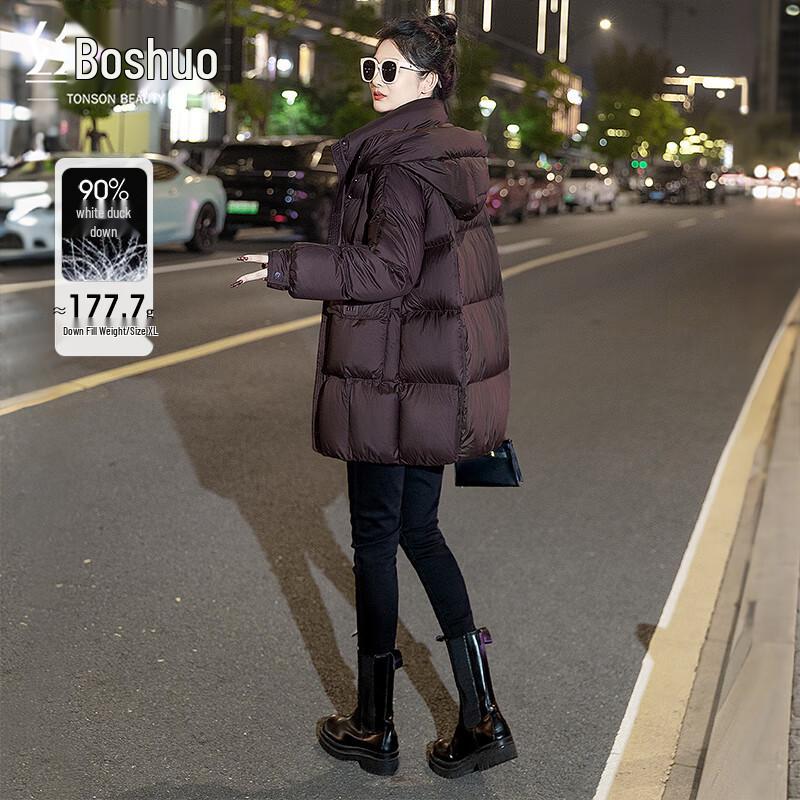 

Женская зимняя куртка с капюшоном, 90% пух L