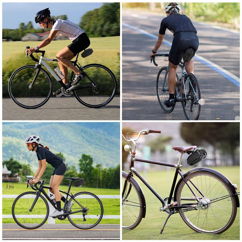 Taška na zadní nosič horského kola - Vodotěsná sedlová taška s pevnou skořepinou Eva pro silniční kolo a cyklistické vybavení