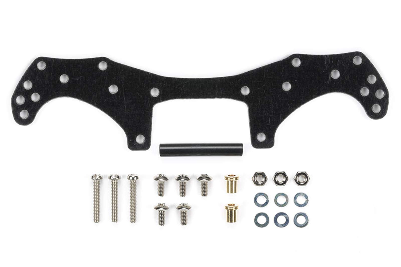 

Tamiya Mini 4WD Upgrade Parts Series 524 VZ Chassis FRP Front Wide Stay No. чорний