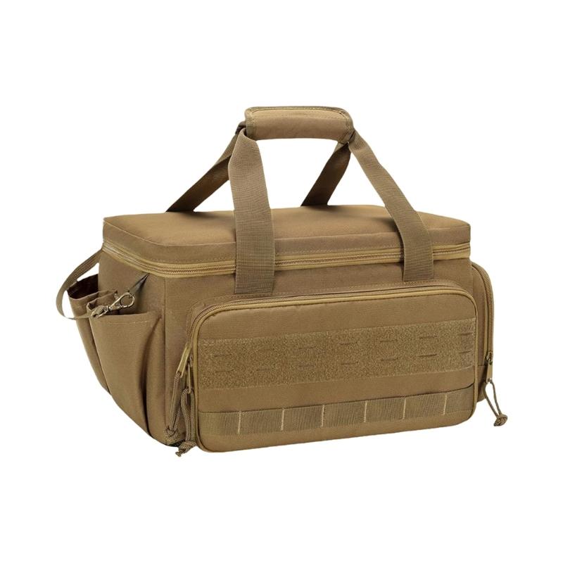 

Polyester Tool Bag For Electricians Carpenters Camping Gear Storage Organizer With Multiple Pockets And Zippered Access