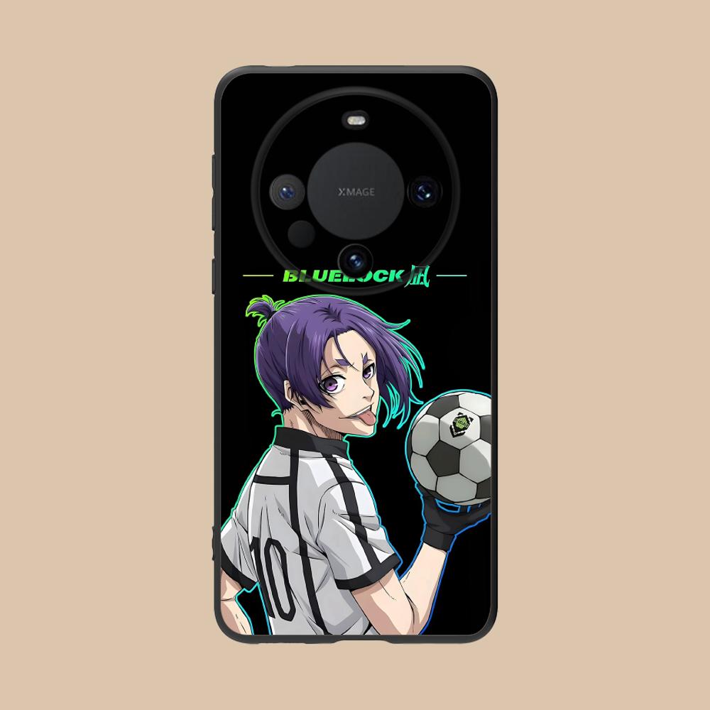 Blue Lock Reo Mikage Mat TPU Mobiele Telefoonhoesje voor Huawei Mate 60 50 40 30 20 10 Pro Plus Lite E 5G Kleurrijke Print Cover