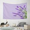 Purple Lavender Floral Tapestry Design Pattern Wall Hanging Tapestry Decorative Tapestry Home Decor for Bedroom and Living Room