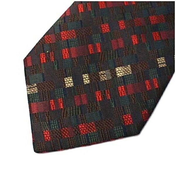 Used Sunroad Silk Tie Plaid Pattern Used A Rank Sunroad Men's Business Nishijin-ori